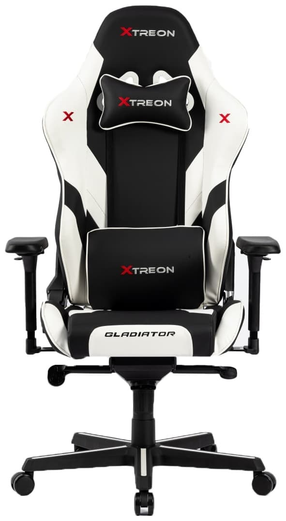 Игровое компьютерное кресло XTREON Gladiator Черно-белый