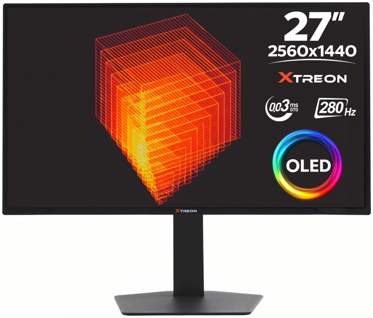 Монитор XTREON XT27T8S 27" QHD OLED (280Hz) Черный